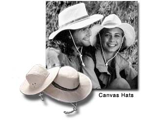 Couple wearing Osprey Canvas Hat